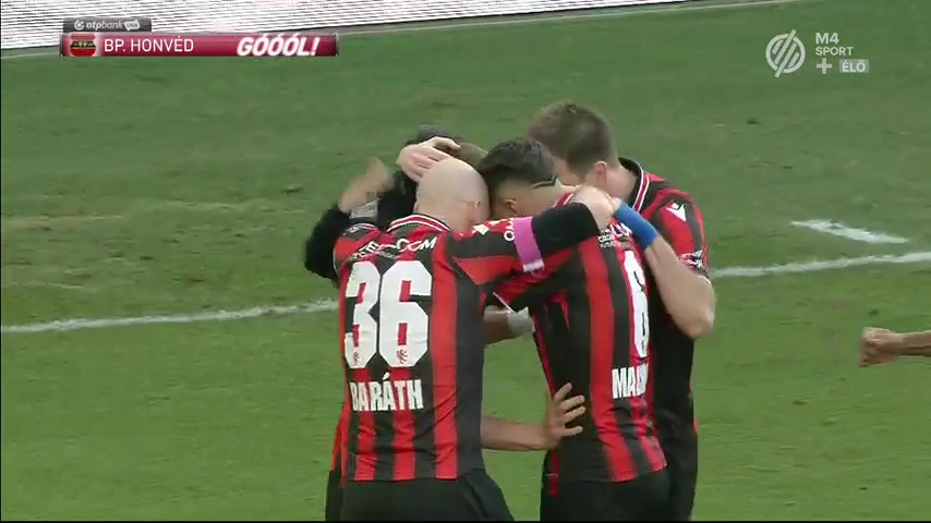 HUN D1 Budapest Honved Vs Fehervar Videoton Oleksandr Petrusenko Goal in 86 min, Score 2:1