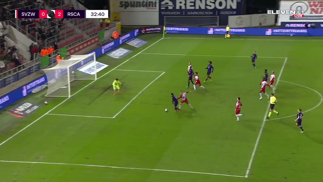 BEL D1 Zulte-Waregem Vs Anderlecht Lior Refaelov Goal in 33 min, Score 0:2