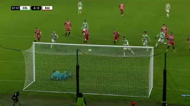 SCOFAC Celtic FC Vs Raith Rovers Nir Bitton Goal in 88 min, Score 4:0