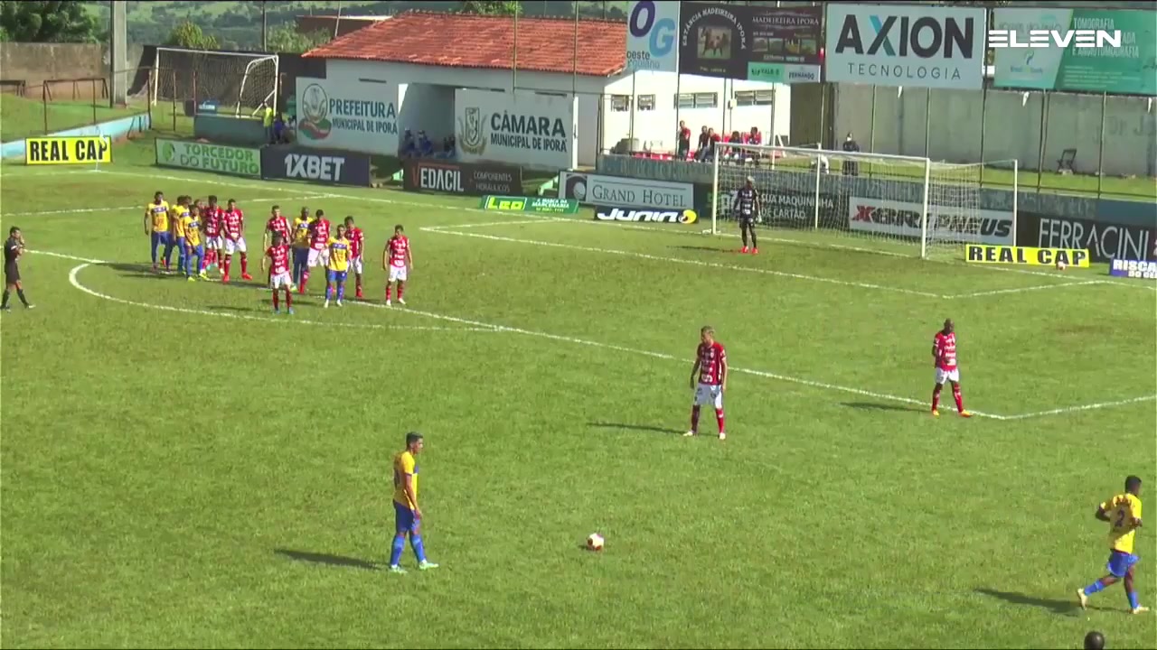 BRA CGD Ipora EC Vs Vila Nova  Goal in 36 min, Score 1:0