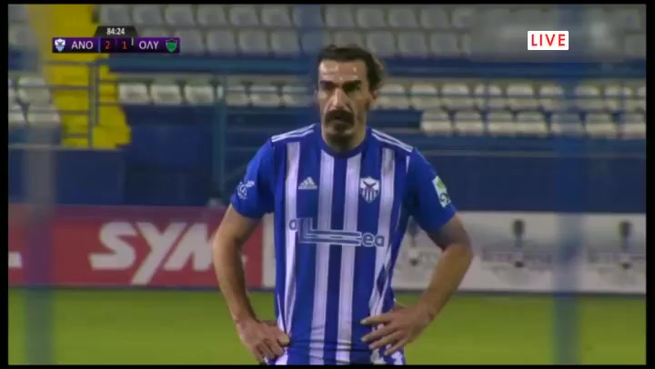 CYP D1 Anorthosis Famagusta FC Vs Olympiakos Nicosia FC Lazaros Christodoulopoulos Goal in 85 min, Score 3:1