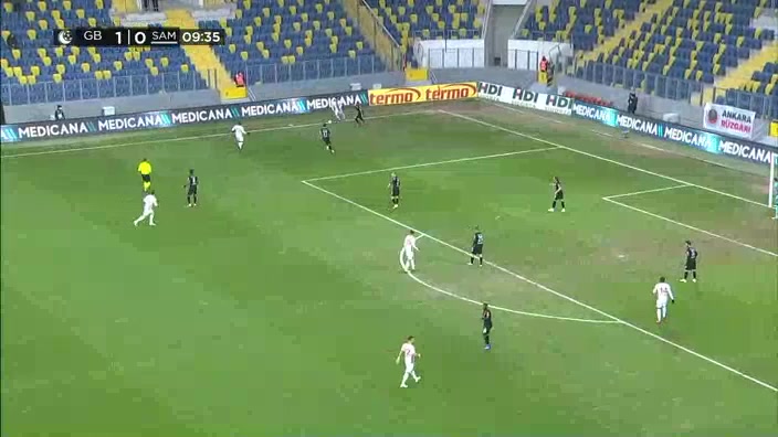 TUR D2 Genclerbirligi Vs Samsunspor 9 phút Vào, ghi bàn 1:1