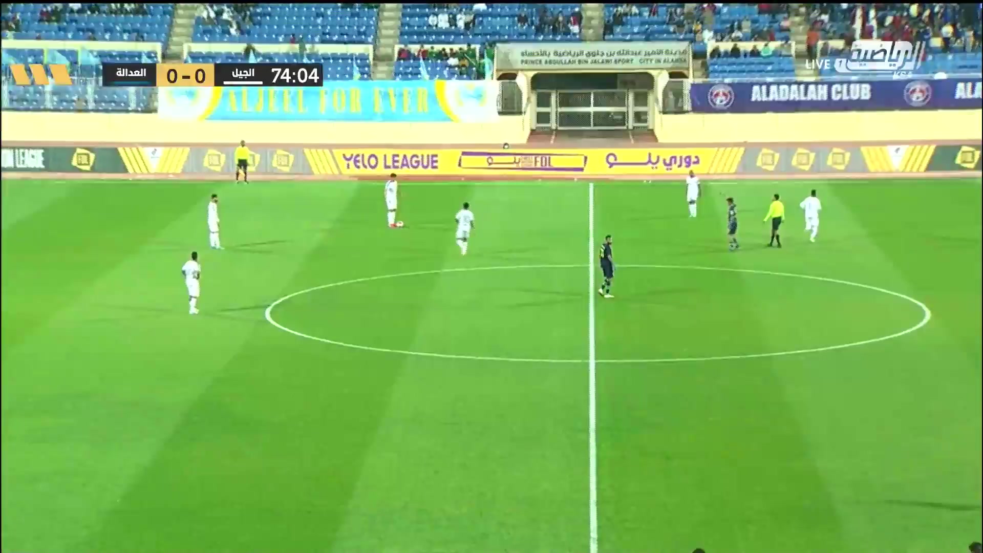 KSA D1 AL-jeel Vs Al-adalh Michel Babatunde Goal in 74 min, Score 0:1