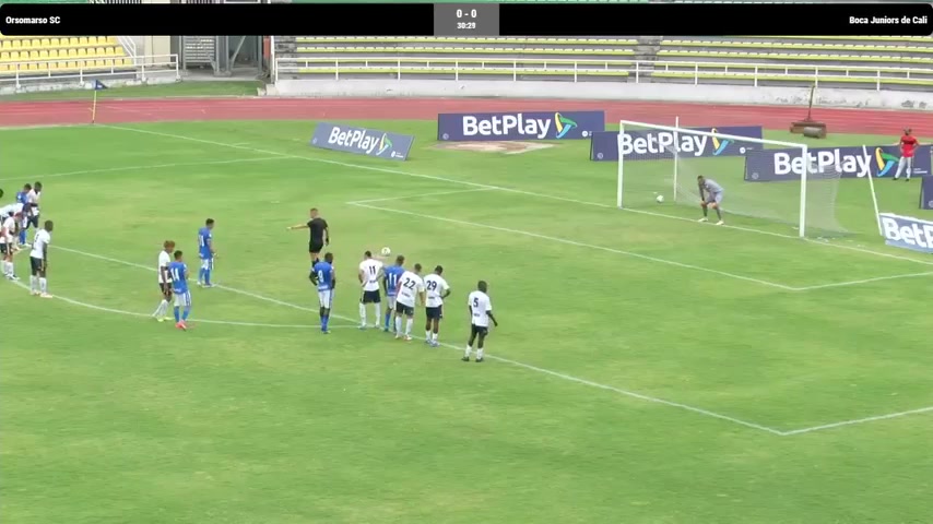 COL D2 Orsomarso Vs Boca Juniors De Cali Carlos Hernández Goal in 30 min, Score 1:0