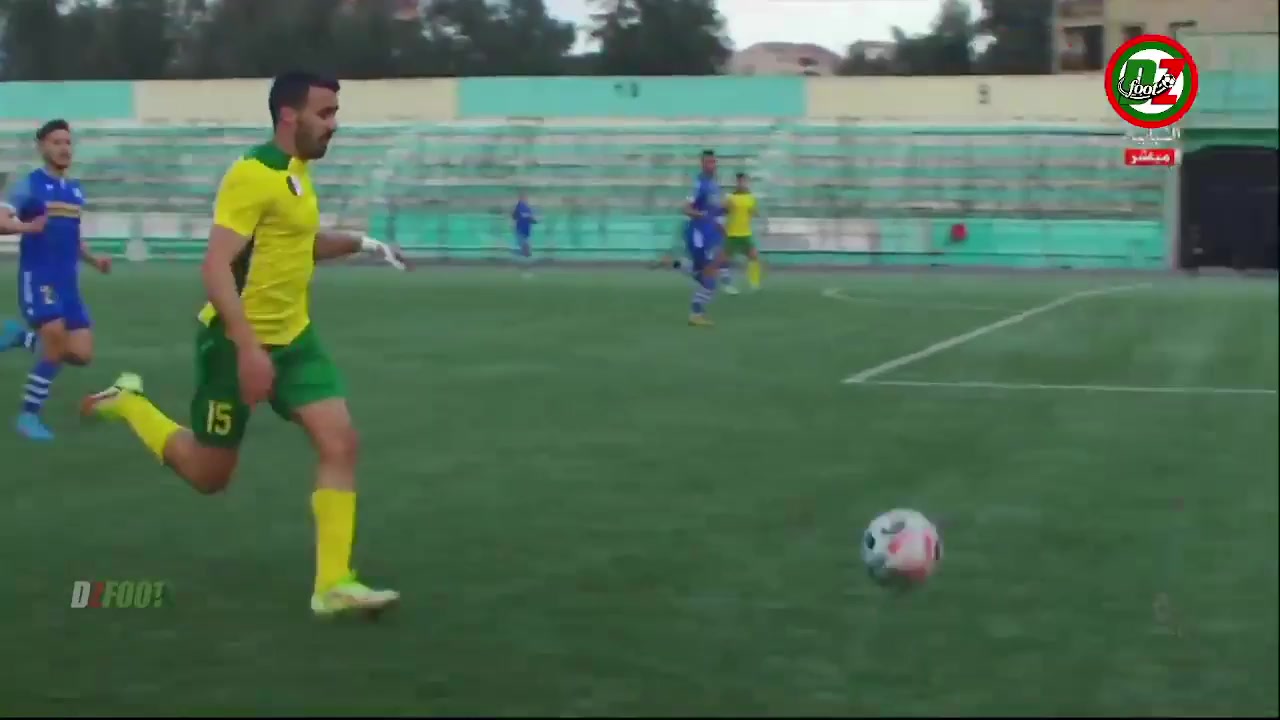 ALG D1 JS kabylie Vs Paradou AC Rédha Bensayah Goal in 16 min, Score 1:0