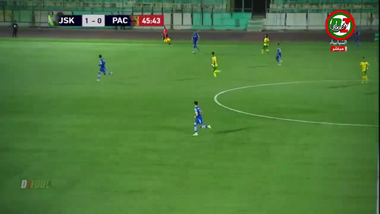 ALG D1 JS kabylie Vs Paradou AC Dadi El Mouaki Goal in 47 min, Score 2:0