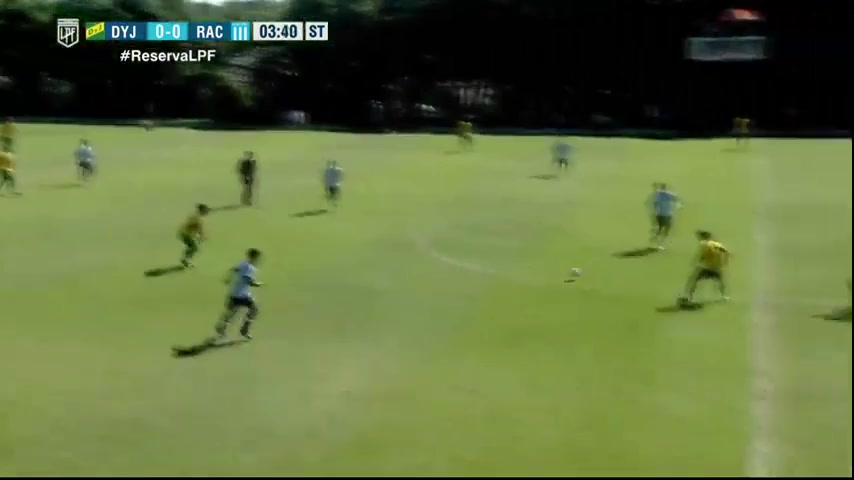 AR L（R） Defensa y Justicia Reserves Vs Racing Club Reserves  Goal in 49 min, Score 1:0