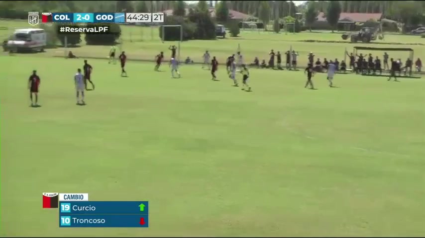AR L（R） Colon Reserves Vs Godoy Cruz Reserves  Goal in 90 min, Score 2:1