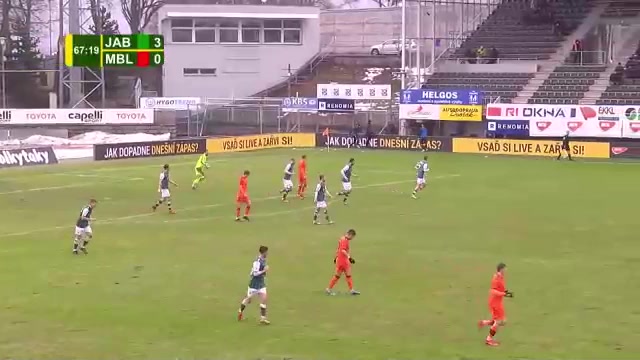 CZEC Baumit Jablonec Vs Mlada Boleslav Jan Silny Goal in 68 min, Score 4:0