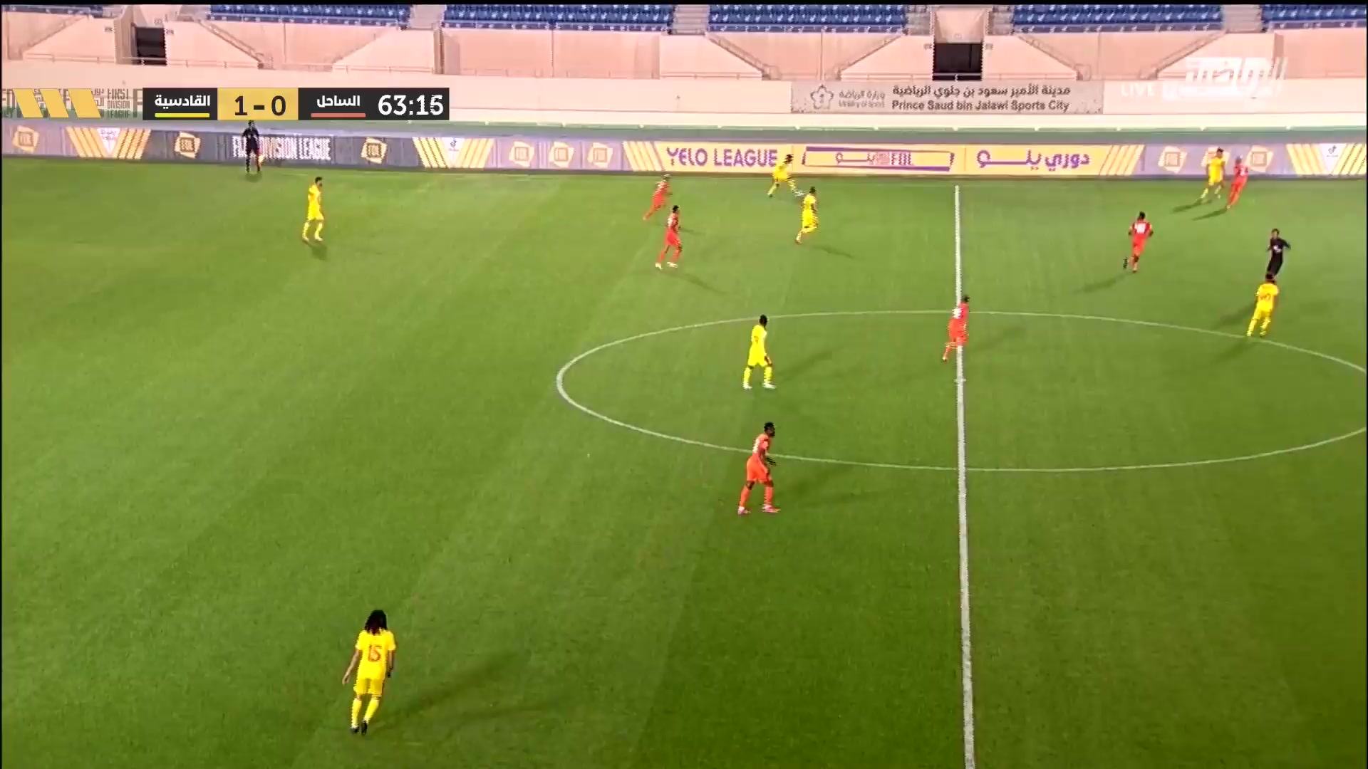 KSA D1 Al Sahel Vs Al-Qadasiya  Goal in 64 min, Score 0:2