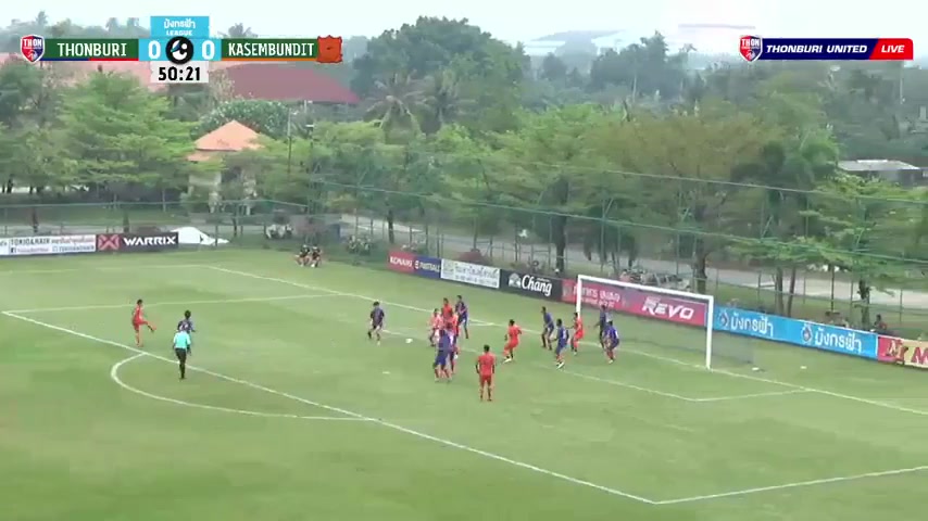 1500 Thonburi United FC Vs Kasem Bundit University FC 51 skor gol , skor 0:1