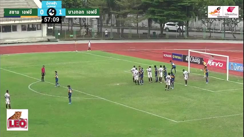 1500 Siam FC Vs Bangkok 58 skor gol , skor 0:2