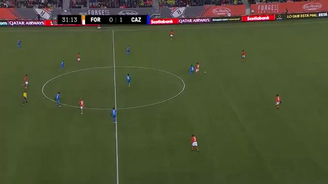 CNCF CHL Forge FC Vs CDSyC Cruz Azul Romulo Otero Vasquez Goal in 30 min, Score 0:1