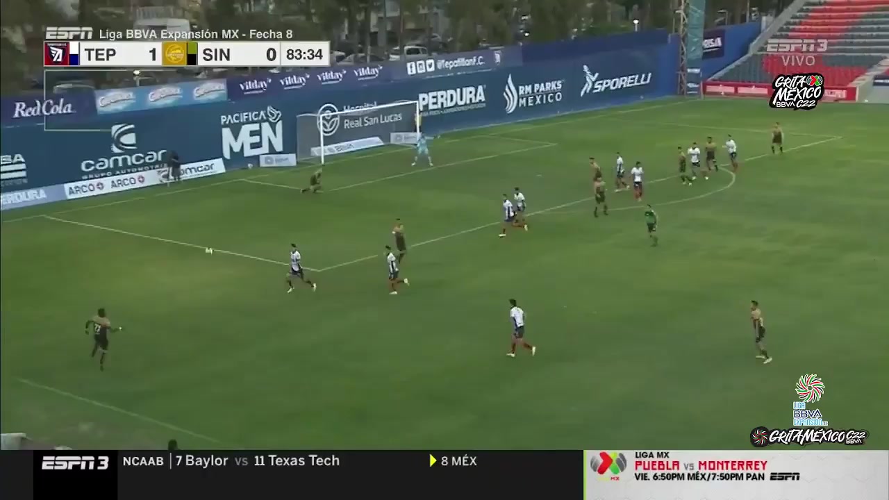 MEX D2 Tepatitlan de Morelos Vs CSyD Dorados de Sinaloa  Goal in 85 min, Score 2:0