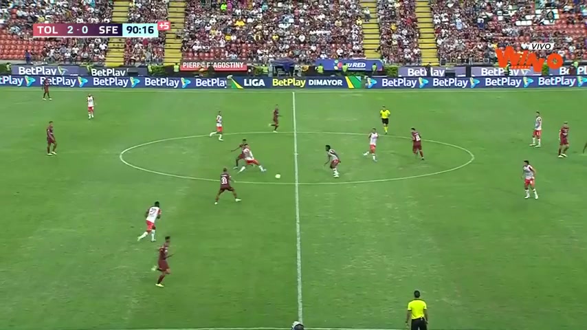 COL D1 Deportes Tolima Vs Independiente Santa Fe 91 phút Vào, ghi bàn 3:0