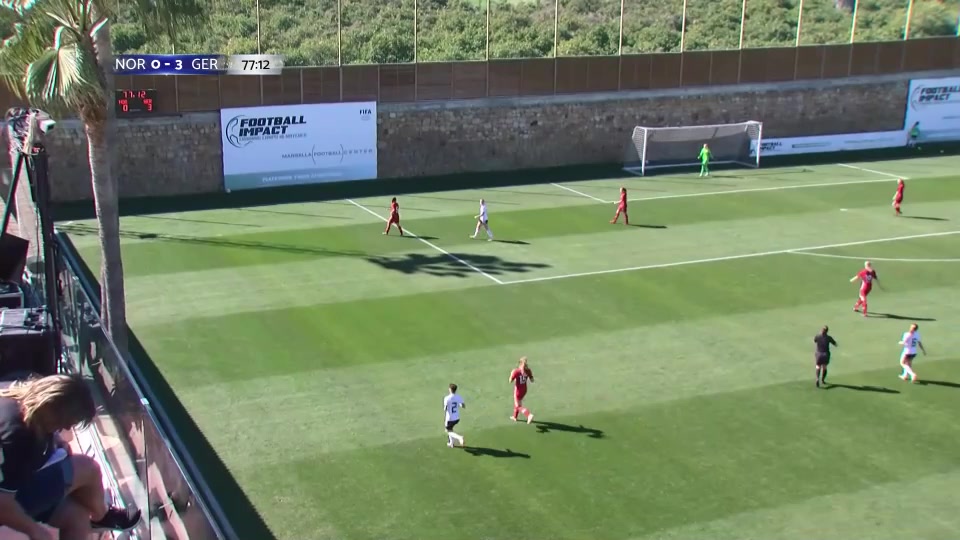 INT FRL Germany (w) U19 Vs Norway (w) U19 78 phút Vào, ghi bàn 4:0