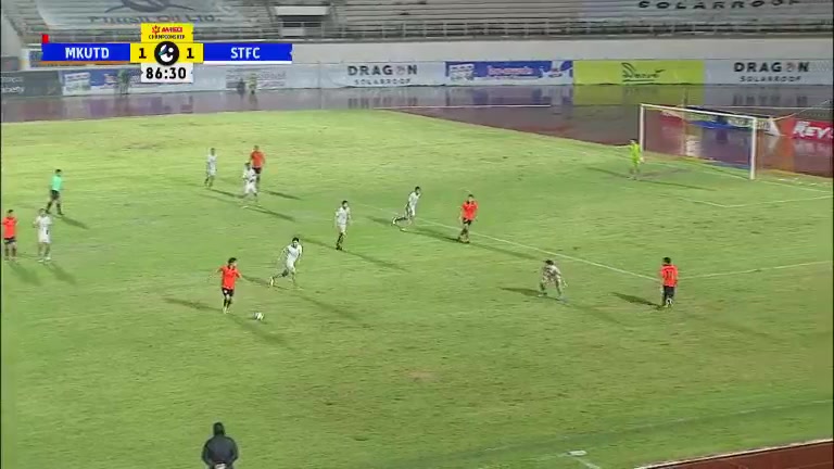 泰甲 孟高肯 Vs 素可泰 86分進球,比分2:1