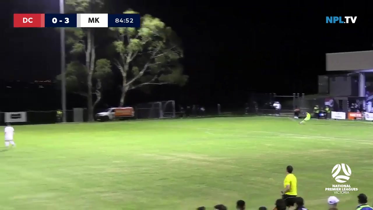 AUS VPL Dandenong City SC Vs Melbourne Knights 85 ทำประตู  ประตู, ทำคะแนน 0:4