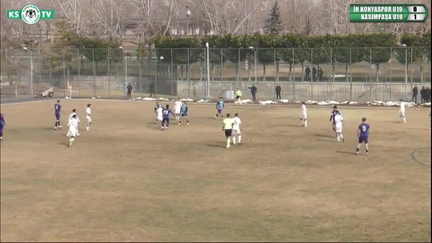 TUR U19 Konyaspor U19 Vs Kasimpasa U19  Goal in 87 min, Score 0:2