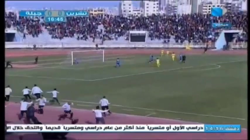 Syri D1 Teshrin SC Vs Jableh SC Nasouh Al Nakdali Goal in 18 min, Score 1:0