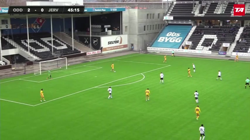 INT CF Odd Grenland Vs Jerv 45 phút Filip Ronningen JorgensenVào, ghi bàn 3:0