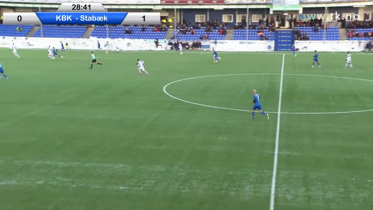 INT CF Kristiansund BK Vs Stabaek Oliver Edvardsen Goal in 29 min, Score 0:2