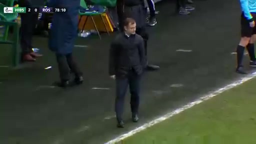 SCO PR Hibernian Vs Ross County Jake Doyle-Hayes Goal in 78 min, Score 2:0