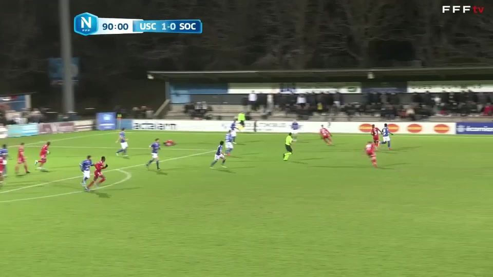 FRA D3 Concarneau Vs Cholet So  Goal in 92 min, Score 2:0