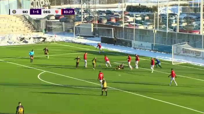 SWE Cup Skiljebo SK Vs Degerfors IF Diego Campos Goal in 84 min, Score 1:6