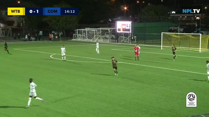 AUS SASL West Torrens Birkalla Vs Adelaide Comets FC  Goal in 16 min, Score 0:2