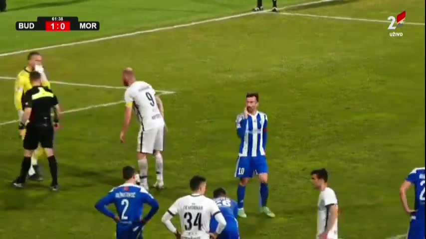 MNE D1 FK Buducnost Podgorica Vs Mornar Vujačić Goal in 62 min, Score 1:1