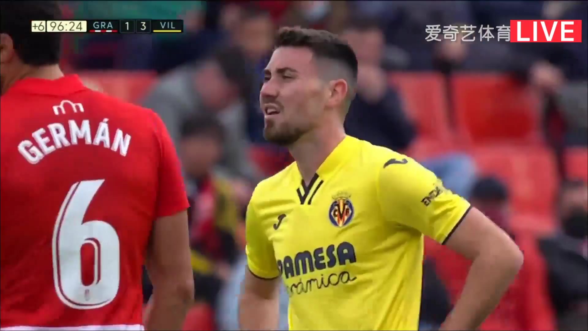 Laliga1 Granada CF Vs Villarreal 96 phút Vào, ghi bàn 1:4