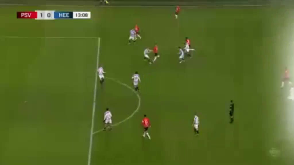 HOL D1 PSV Eindhoven Vs SC Heerenveen Noni Madueke Goal in 12 min, Score 1:0