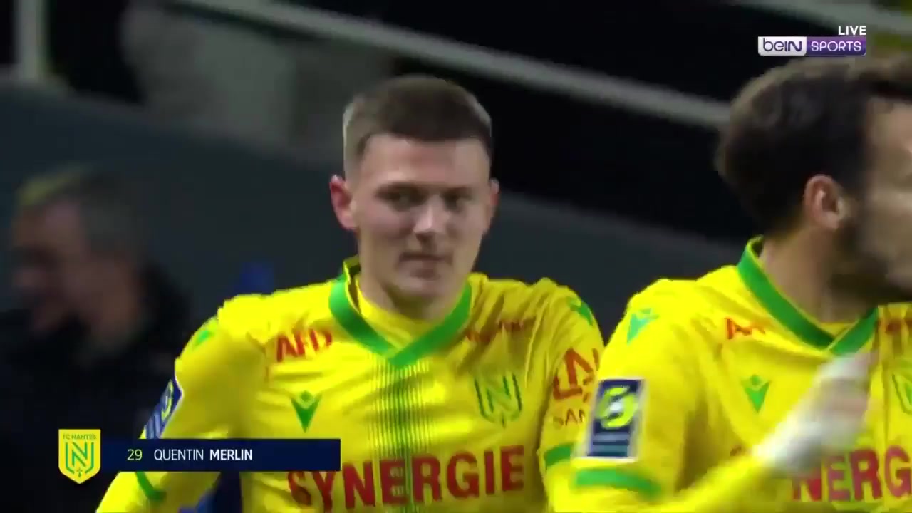 Ligue1 Nantes Vs Paris Saint Germain (PSG) 15 phút Quentin MerlinVào, ghi bàn 2:0