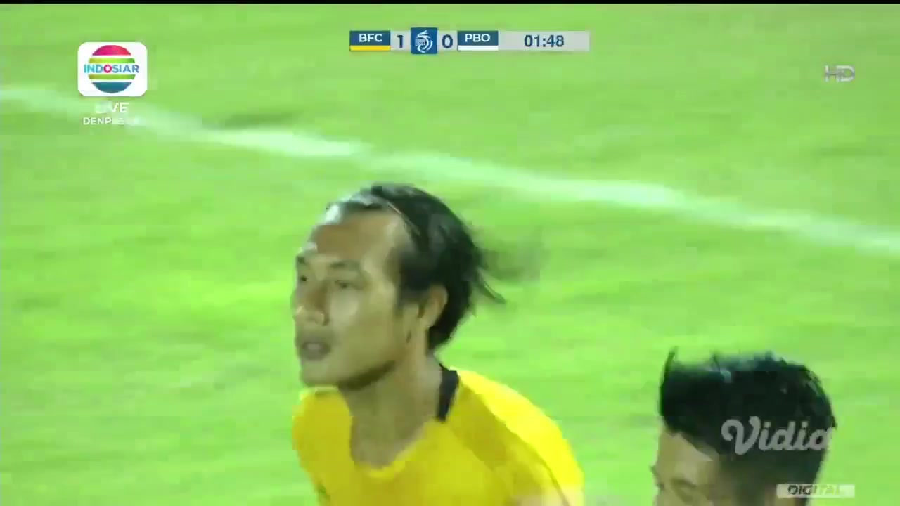 IDN ISL Bhayangkara Solo FC Vs Persikabo 1973 2 phút Hansamu Yama PranataVào, ghi bàn 1:0