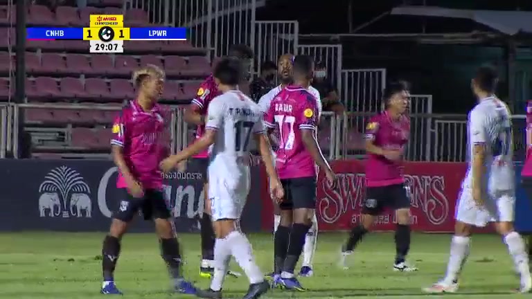 THA L2 Chainat FC Vs Lamphun Warrior 29 phút Vào, ghi bàn 1:2