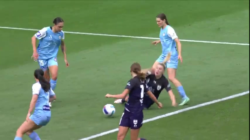 AUS WAL Melbourne City (w) Vs Sydney FC (w) Ibini Goal in 78 min, Score 2:1