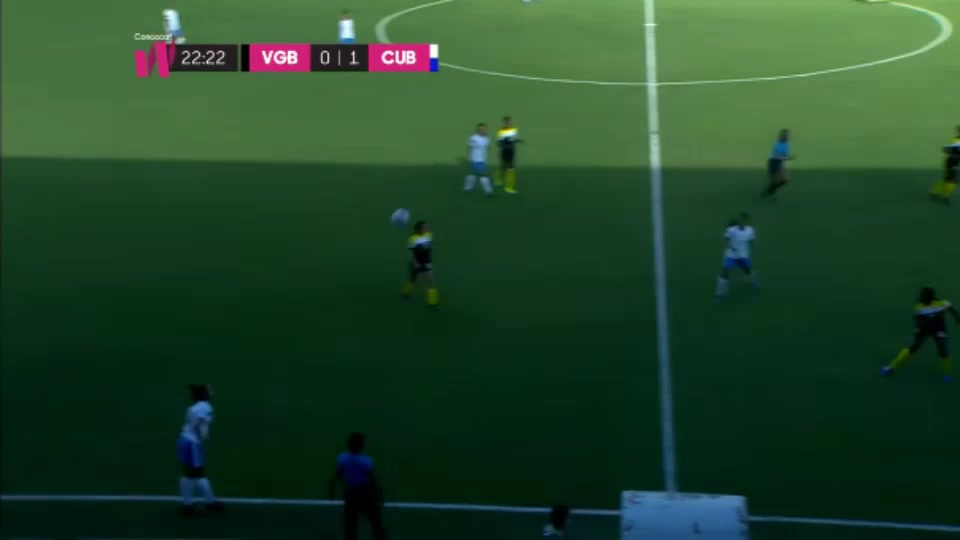 CONCACAF British Virgin Islands (W) Vs Cuba (w)  Goal in 24 min, Score 0:2