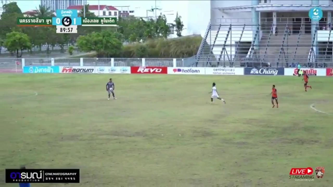 THA L3 Nakhon Ratchasima United FC Vs Muang Loei United 92 phút Vào, ghi bàn 1:1