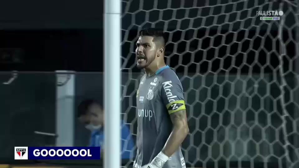 BRA SP Santos Vs Sao Paulo  Goal in 20 min, Score 0:1