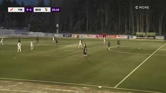 SWE Cup Ytterhogdal IK Vs Hacken  Goal in 21 min, Score 0:6