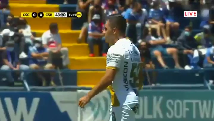 CRC D1 Cartagines Deportiva SA Vs Herediano  Goal in 45 min, Score 1:0