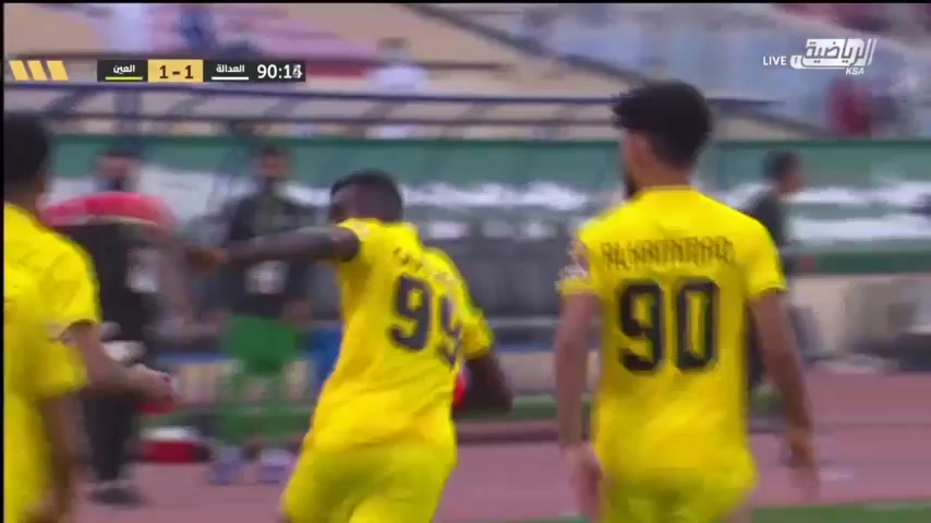 KSA D1 Al-adalh Vs Al-Ameade  Goal in 91 min, Score 1:1