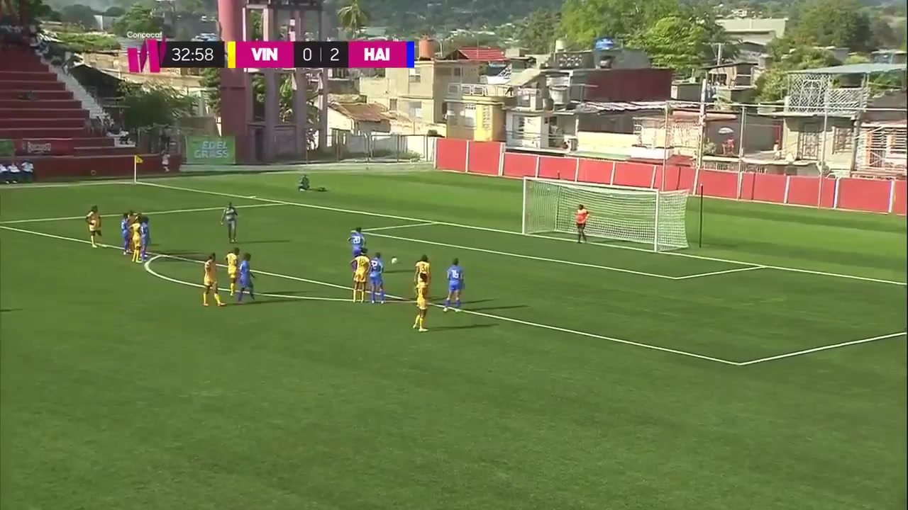 CONCACAF St. Vincent   Grenadines  (w) Vs Haiti (w) 33 phút Vào, ghi bàn 0:3