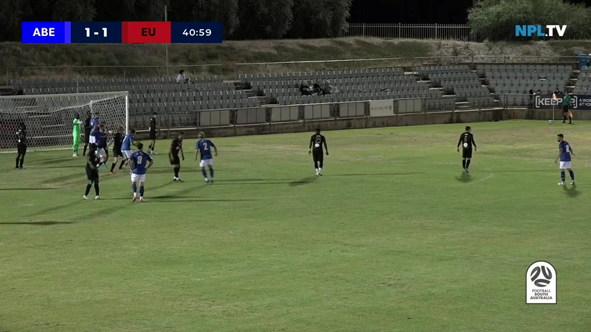 FFSA PL Adelaide Blue Eagles Vs Eastern United  Goal in 41 min, Score 2:1