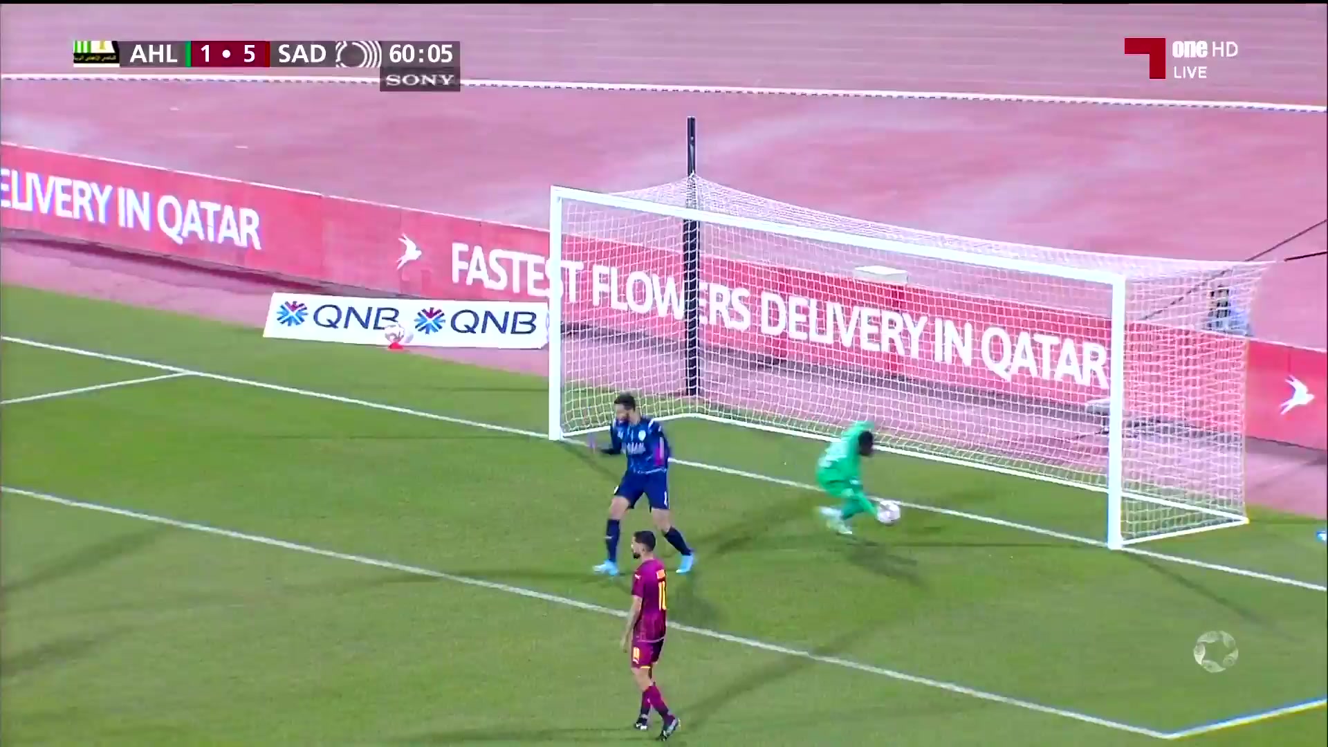 QAT D1 Al-Ahli Doha Vs Al-Sadd  Goal in 60 min, Score 2:5