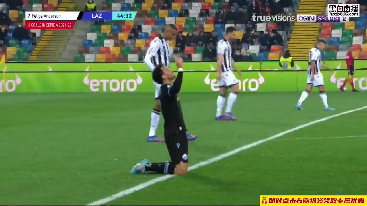 34 Udinese Vs Lazio 44 skor gol Felipe Anderson Pereira Gomes, skor 1:1