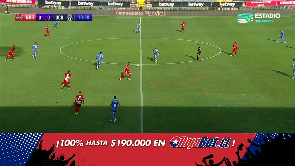 CHI D1 Nublense Vs Universidad de Chile 19 phút Vào, ghi bàn 1:0