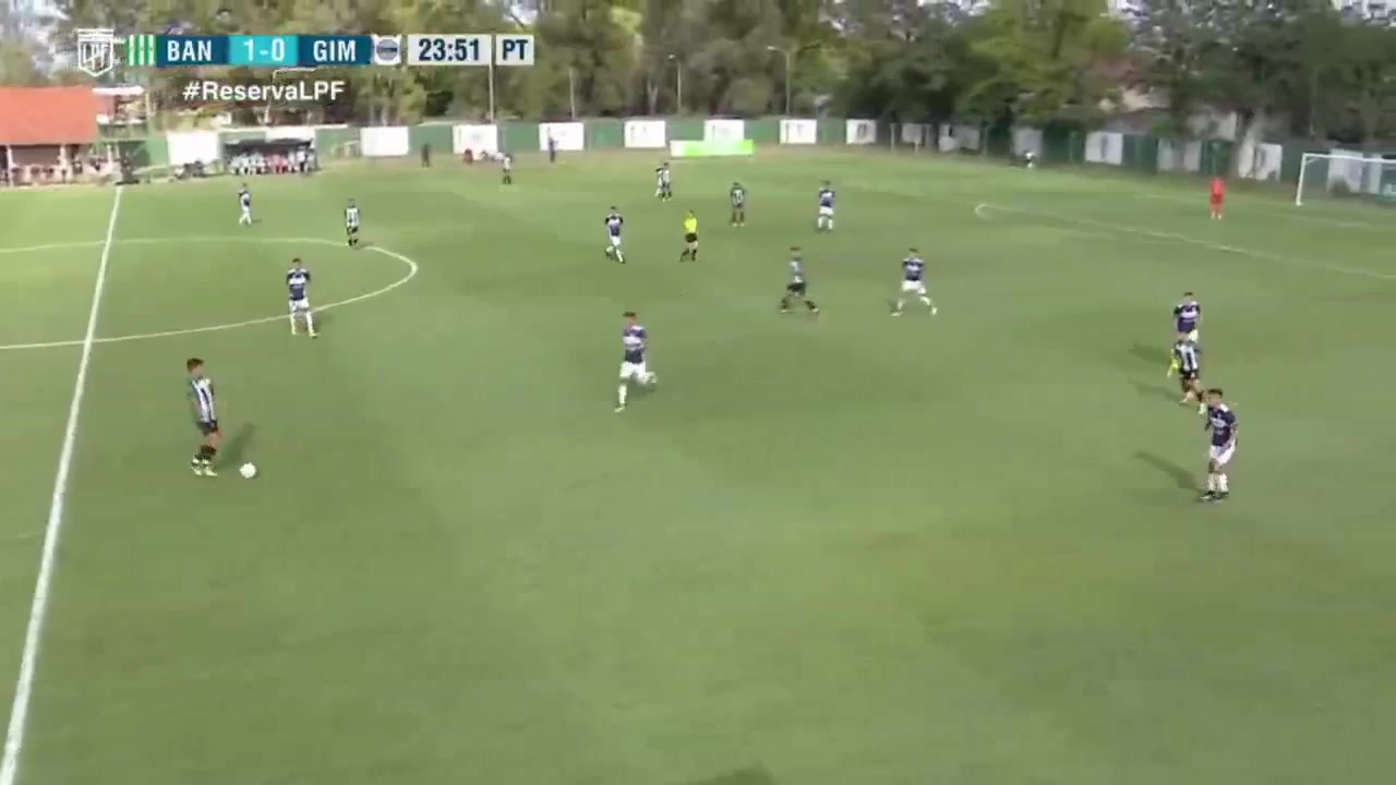 AR L（R） Banfield Reserves Vs Gimnasia LP Reserves  Goal in 24 min, Score 2:0