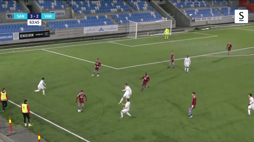 INT CF Sandnes Ulf Vs Vard Haugesund 65 phút Vào, ghi bàn 4:2